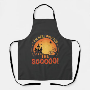 Halloween Witch Haunted House Boo Design_1 Apron