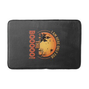 Halloween Witch Haunted House Boo Design_1 Bath Mat