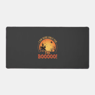 Halloween Witch Haunted House Boo Design_1 Desk Mat