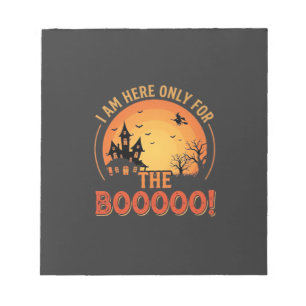 Halloween Witch Haunted House Boo Design_1 Notepad