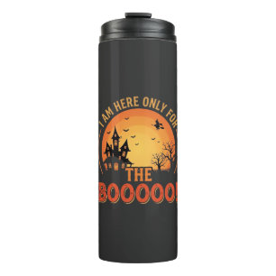 Halloween Witch Haunted House Boo Design_1 Thermal Tumbler