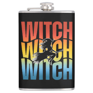HALLOWEEN WITCH HIP FLASK
