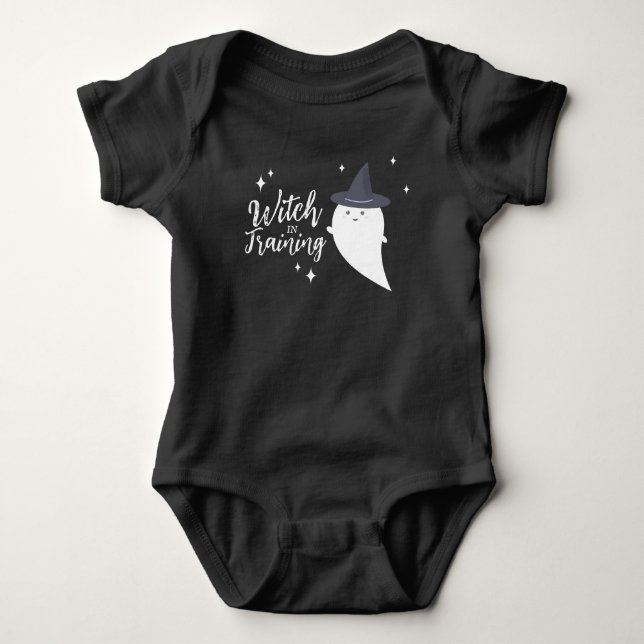 Halloween Witch in Training Bodysuit T-Shirt (Front)