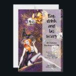 Halloween Witch Invitation<br><div class="desc">This "Halloween Witch" theme is  available in different products.  Feel free to contact me if you want it in other products.</div>