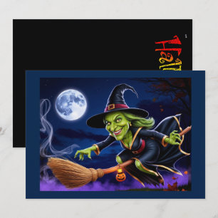 Halloween/Witch Invitation Card
