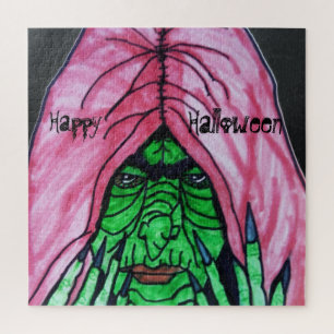 HALLOWEEN WITCH  JIGSAW PUZZLE
