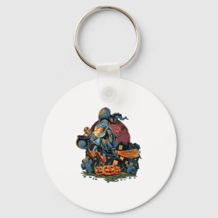 Halloween witch                                key ring