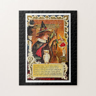 Halloween Witch Lovers Potion Jigsaw Puzzle