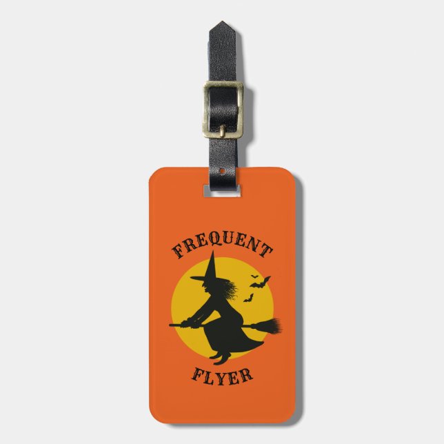 Halloween Witch Luggage Tag (Front Vertical)