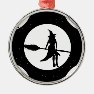 halloween witch metal tree decoration