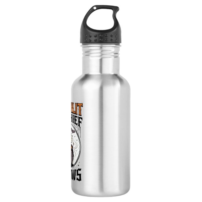 Halloween Witch Moon Mischief 532 Ml Water Bottle (Front)
