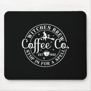Halloween Witch Motif - Witches Brew Coffee And Co Mouse Mat