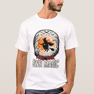 Halloween Witch Own Magic Vintage Shirt Design_1