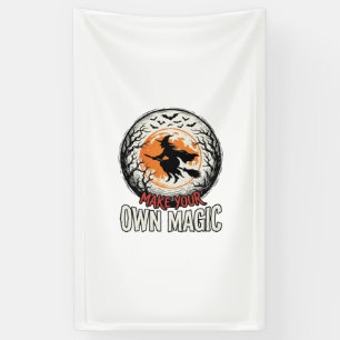 Halloween Witch Own Magic Vintage Shirt Design_1 Banner