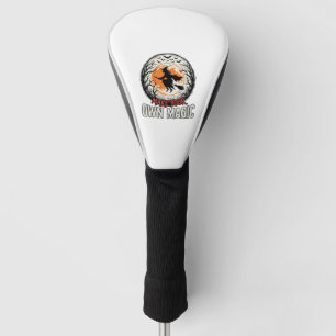 Halloween Witch Own Magic Vintage Shirt Design_1 Golf Head Cover