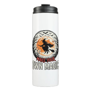 Halloween Witch Own Magic Vintage Shirt Design_1 Thermal Tumbler