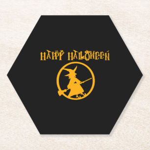 Halloween witch                             paper coaster