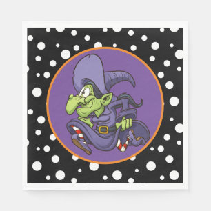 Halloween Witch Paper Napkins