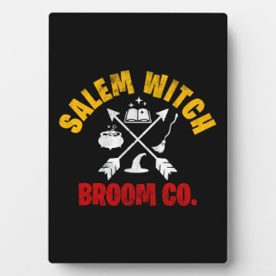 Halloween witch plaque