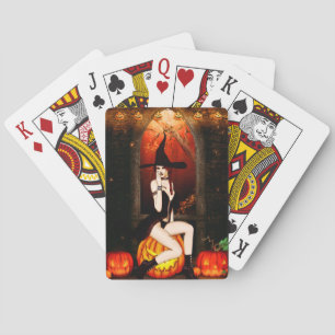 Halloween Witch Playing Cards