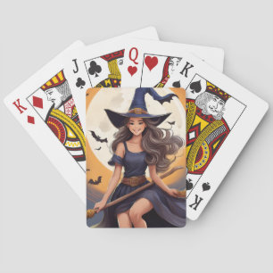 Halloween Witch Playing Cards