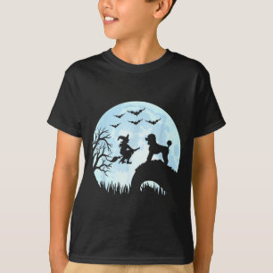 Halloween witch poodle T-Shirt