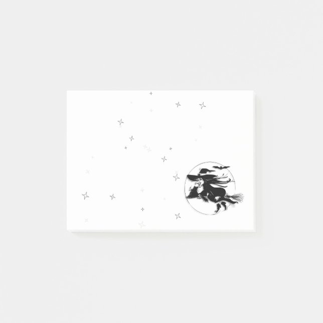 Halloween Witch Post-it Notes (Front)