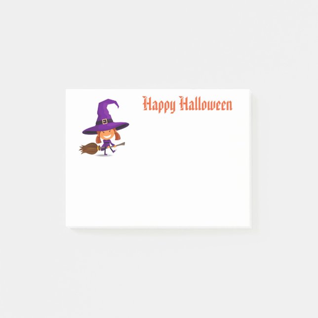 Halloween Witch Post It Notes (Front)