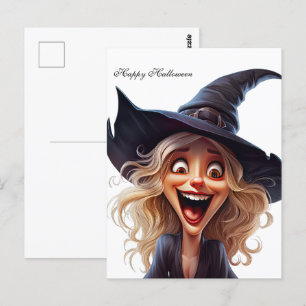 Halloween Witch Postcard