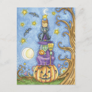 Halloween Witch Postcard