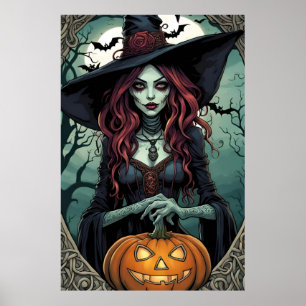 Halloween Witch Poster