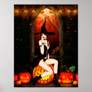 Halloween Witch Poster