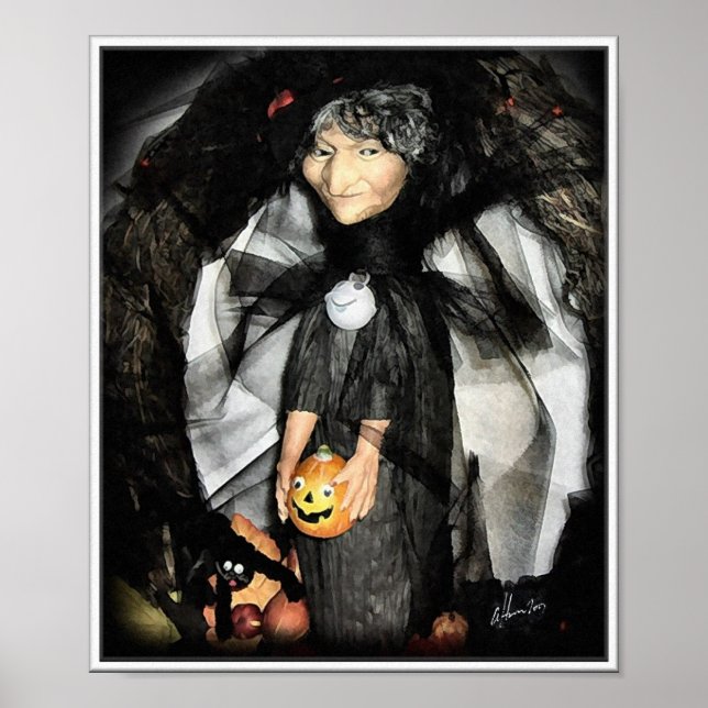 Halloween Witch Poster (Front)