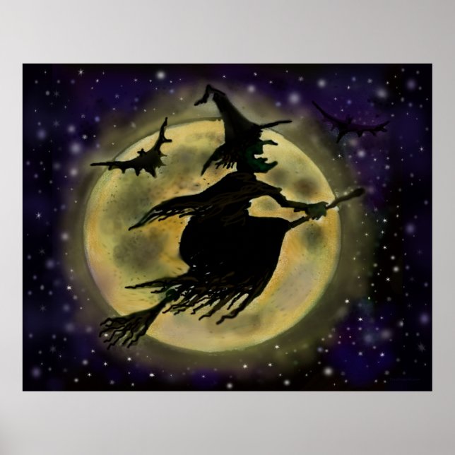 Halloween Witch Poster (Front)