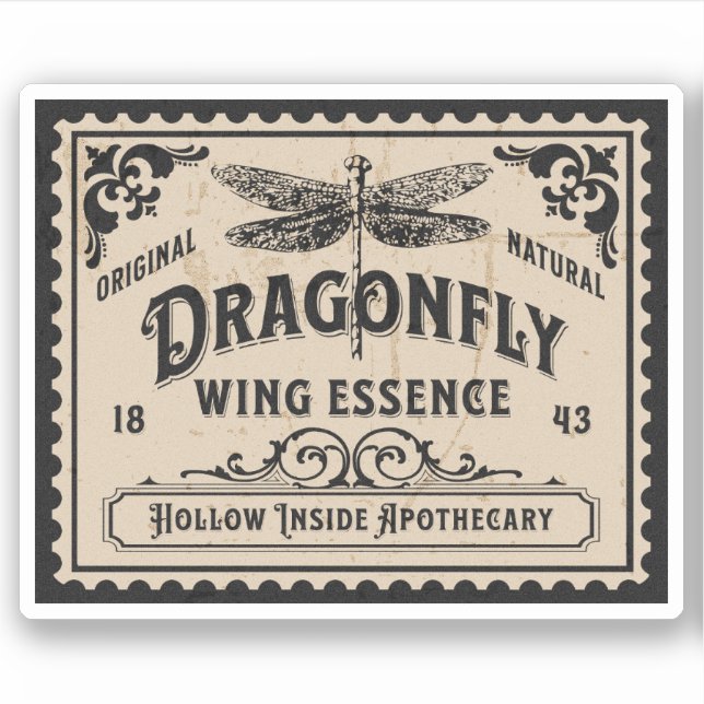 Halloween Witch Potion Apothecary Bottle Label (Front)