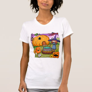 Halloween Witch Pumpkin House T-Shirt