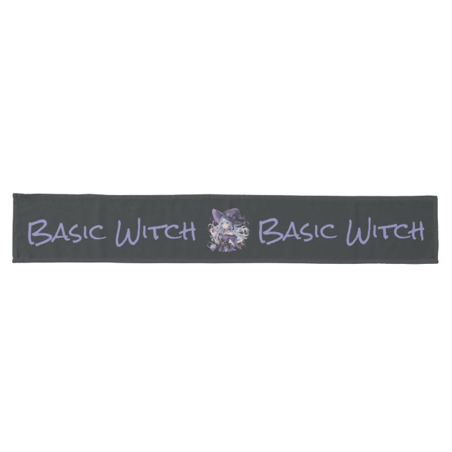 Halloween/Witch/purple  Long Table Runner (Horizontal)