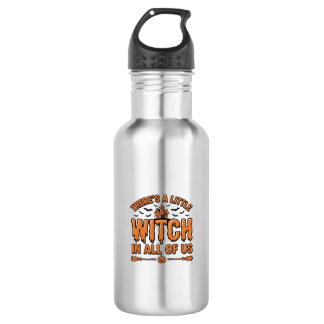Halloween Witch Quote Vintage Vector Design_1 532 Ml Water Bottle