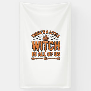 Halloween Witch Quote Vintage Vector Design_1 Banner
