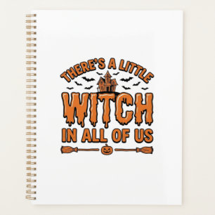 Halloween Witch Quote Vintage Vector Design_1 Planner