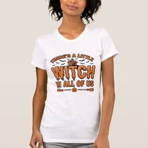Halloween Witch Quote Vintage Vector Design_1 T-Shirt