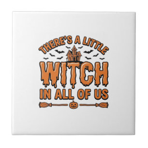 Halloween Witch Quote Vintage Vector Design_1 Tile