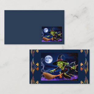 Halloween/Witch Return Business Card
