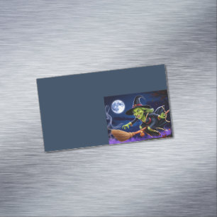 Halloween/Witch Return Business Card Magnet