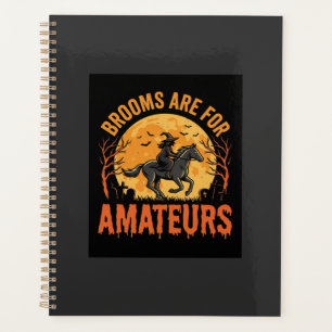 Halloween Witch Rider Horse Brooms Are For Amateur Planner
