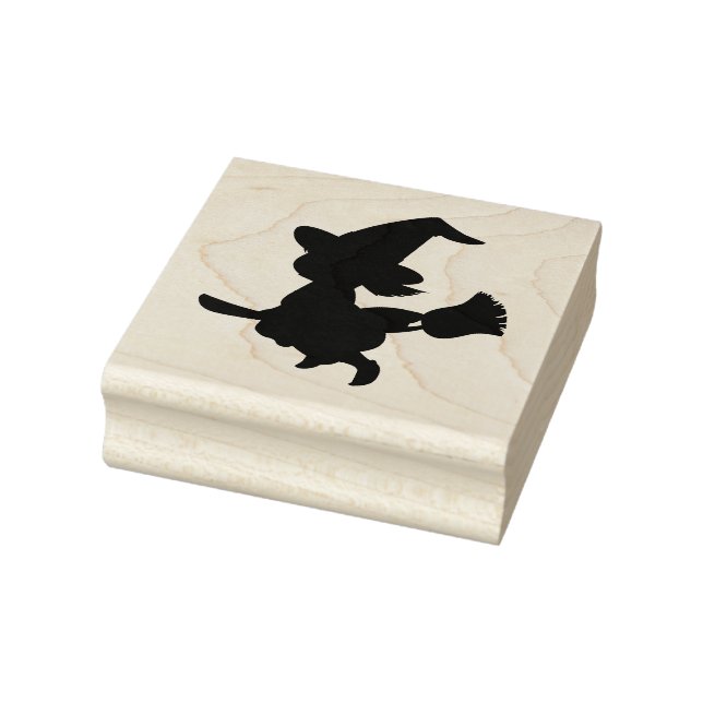 Halloween Witch Rubber Stamp (Stamp)