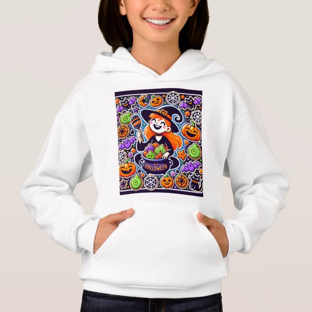 Halloween Witch Shirt Baking With a Big Smile (Front)