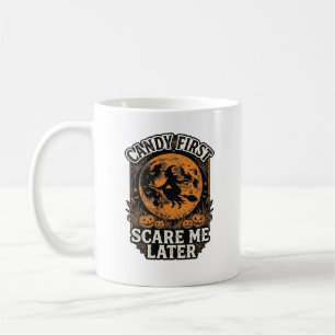 Halloween Witch Shirt Candy Scary Vintage Engravin Coffee Mug