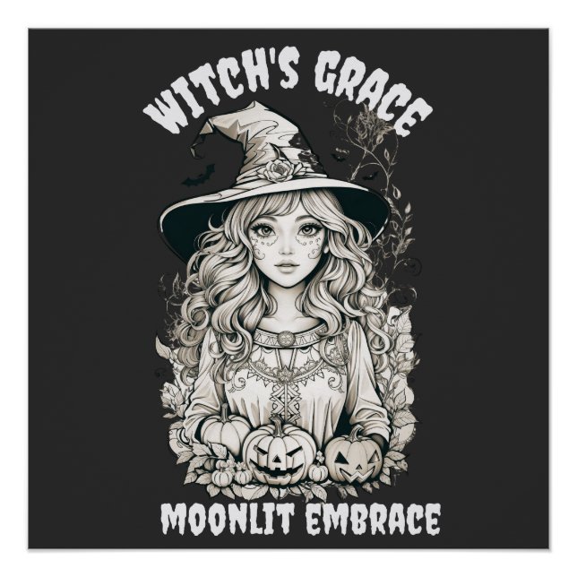 Halloween Witch Shirt | Unisex Fall Shirts Poster (Front)