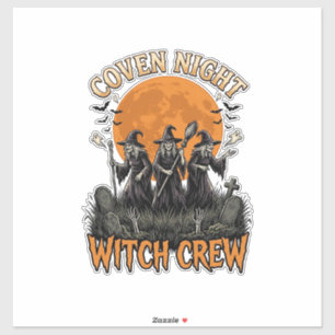 Halloween Witch Shirt Vintage Engraved Coven Night